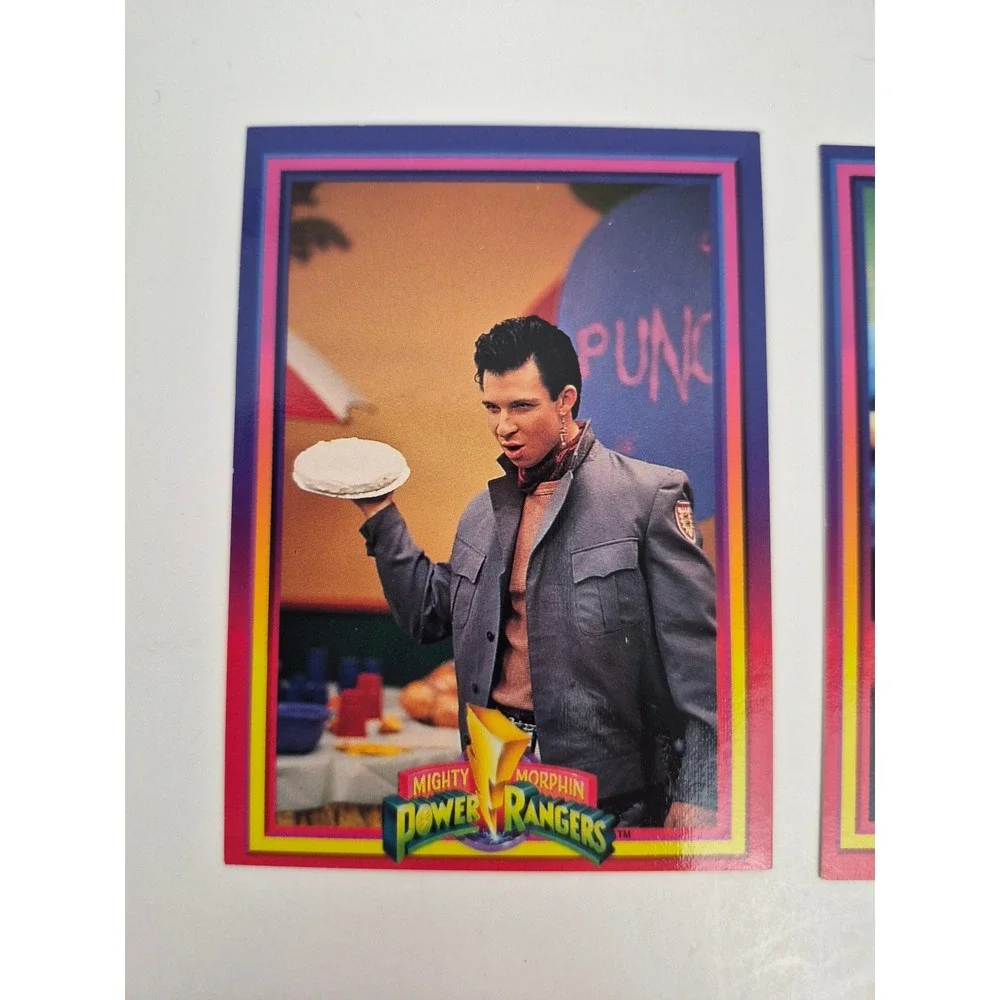 1994 Mighty Morphin Power Rangers Bulk and Skull Trading Cards 25, 26 Lot